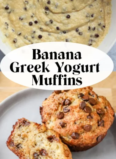 Freshly baked Banana Chocolate Chip Muffins on a cooling rack