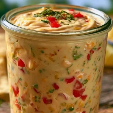 A bowl of Rotel Ranch Dip served with tortilla chips and fresh veggies