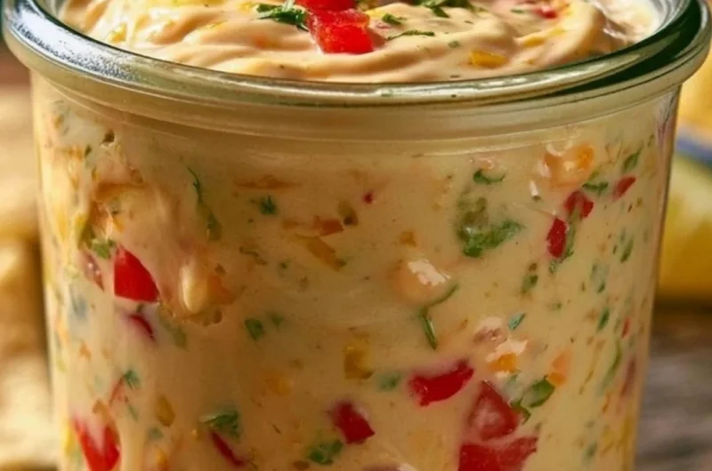 A bowl of Rotel Ranch Dip served with tortilla chips and fresh veggies