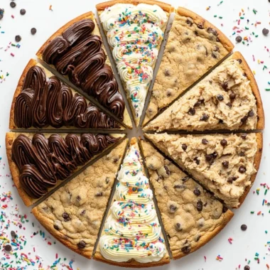 Delicious cookie cake for a crowd, perfect for celebrations and gatherings.