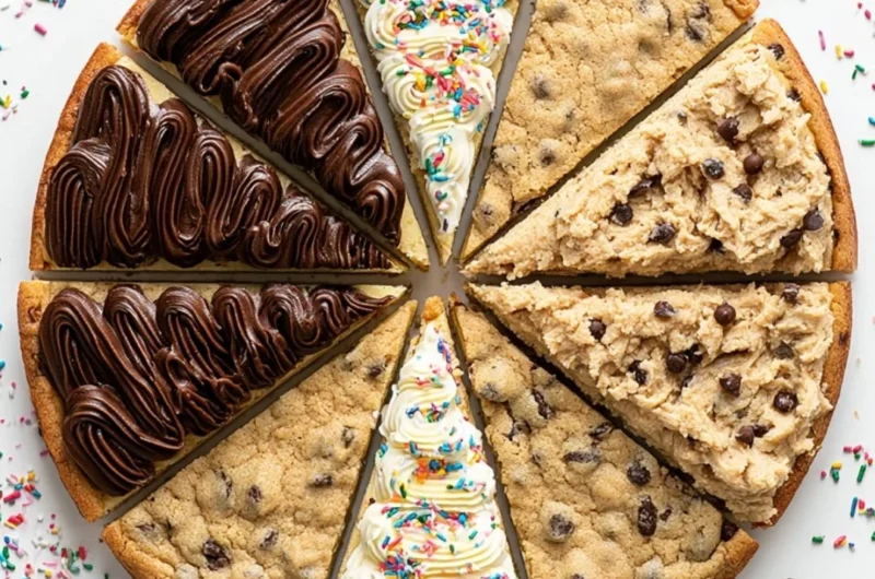 Delicious cookie cake for a crowd, perfect for celebrations and gatherings.