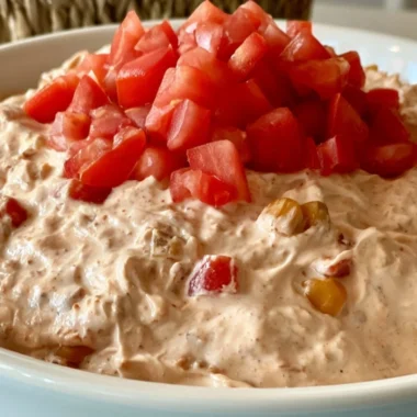 Delicious easy boat dip served in a bowl at a summer gathering