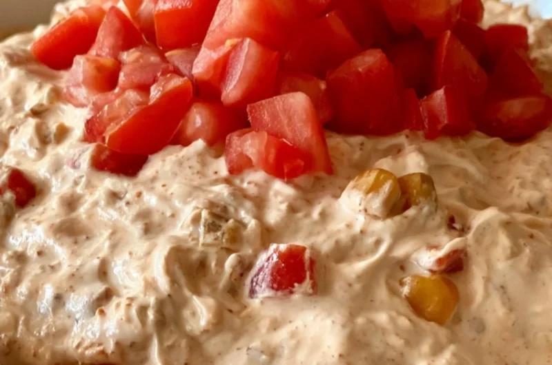 Delicious easy boat dip served in a bowl at a summer gathering