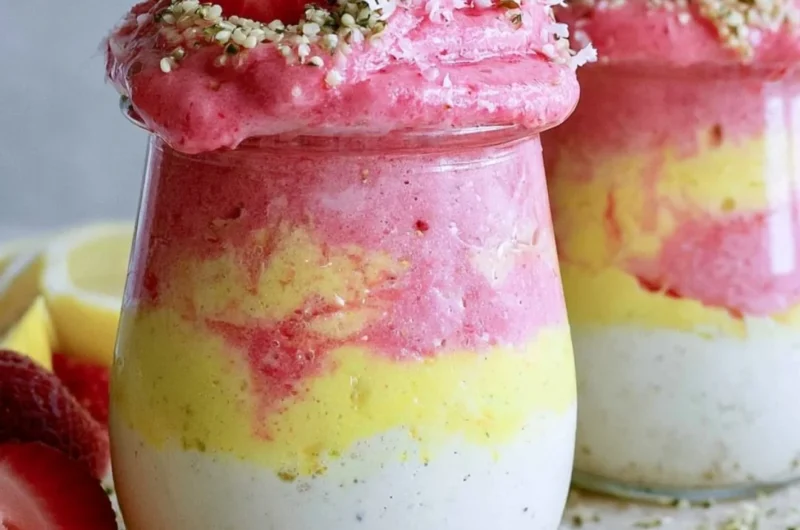 Refreshing lemon ginger shots for immunity and energy boost