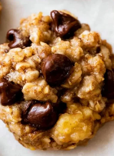 Cozy banana oatmeal cookies fresh from the oven, ready to be enjoyed.